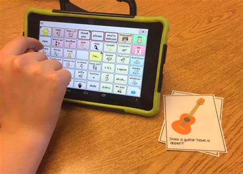 Using Aac With Task Cards The Autism Helper