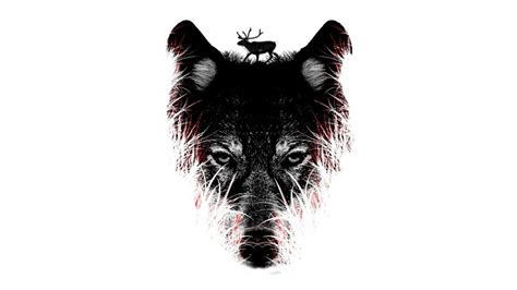 ❤ get the best wolf wallpapers on wallpaperset. 45+ Minimalist Wolf - Android, iPhone, Desktop HD ...