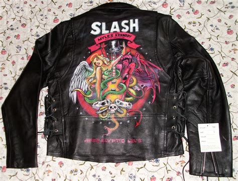 danielle vergne artwork on slash leather jacket slash fan art 33604848 fanpop