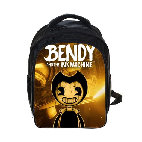 Bendy And The Ink Machine Kids School Book Bag Backpack Backpacks And Bags
