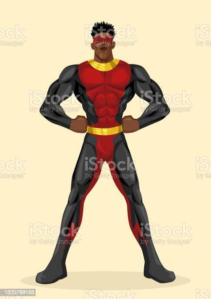 Illustration Of A Black Superhero Stock Illustration Download Image