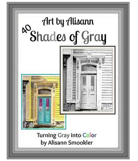 40 Shades Of Gray Art By Alisann Coloring Book For Adults Buy 40