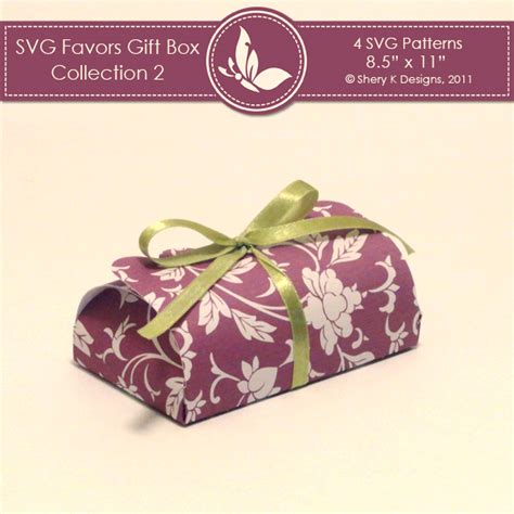 Svg And Printable Favors T Box Collection 2 Shery K Designs