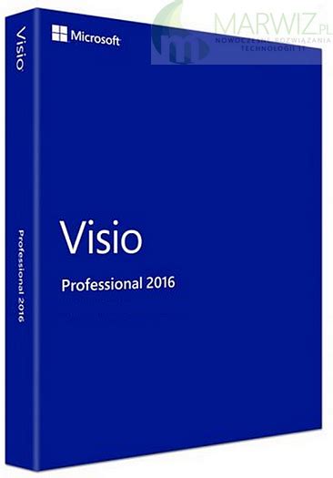 Microsoft Visio Pro 2016 Pl 32 Bitx64 Box D87 07129 Natychmiastowa