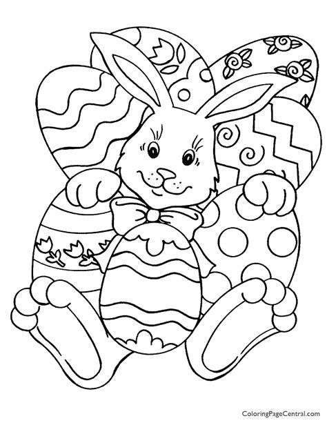Easter 01 Coloring Page Coloring Page Central