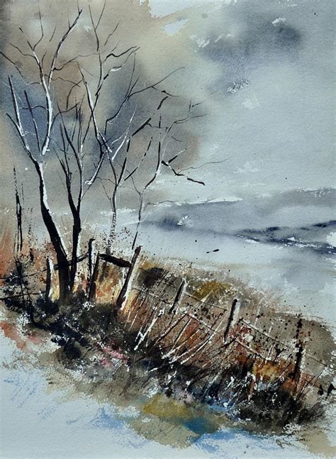 Watercolor Painting By Pol Ledent