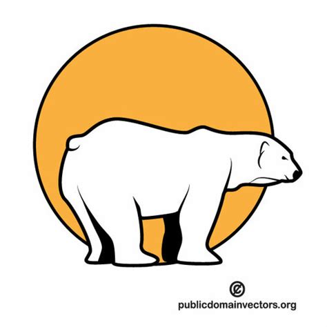 Polar Bear Animated Clip Art