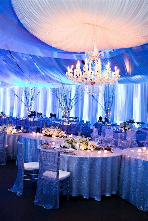 Planning a winter wonderland baby shower doesn't have to be difficult; Nice 15 Beautiful and Elegant Wedding Blue and Silver ...