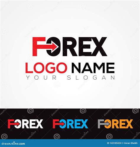 Forex Logo Design Template Stock Vector Illustration Of Logo 143185424