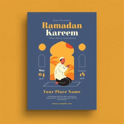 Premium Vector Ramadan Kareem Event Flyer
