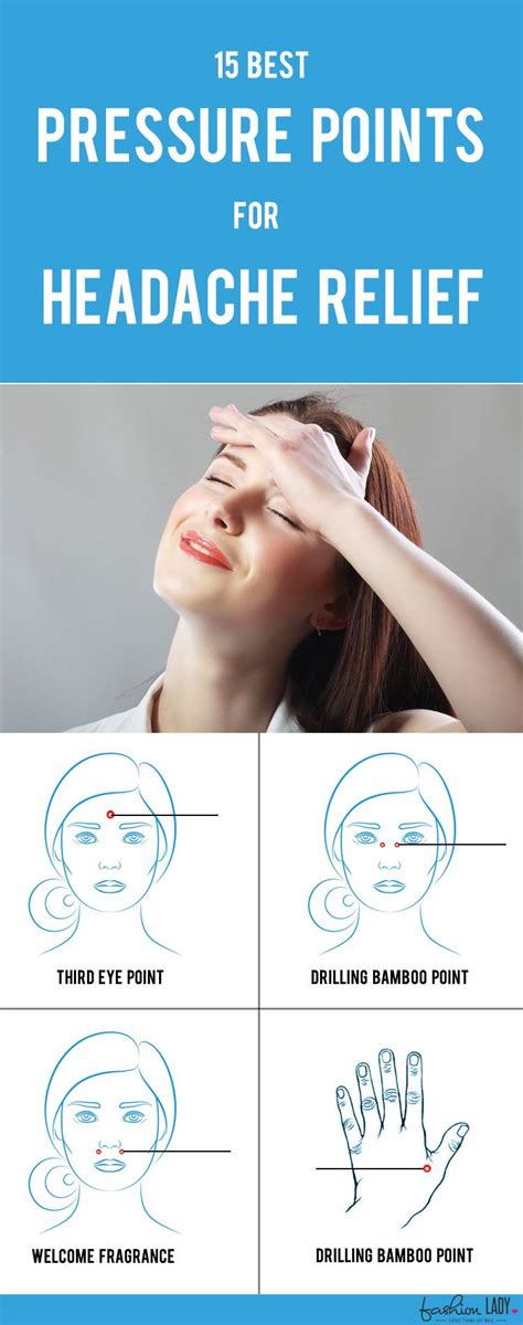 15 Best Pressure Points For Headache Relief Pressure Points For