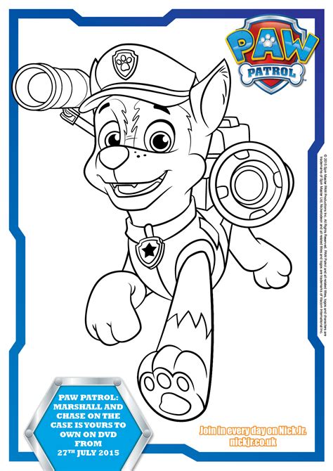 Pawol printables free coloring pages to print printable sheets for. Paw Patrol DVD Printable - ET Speaks From Home