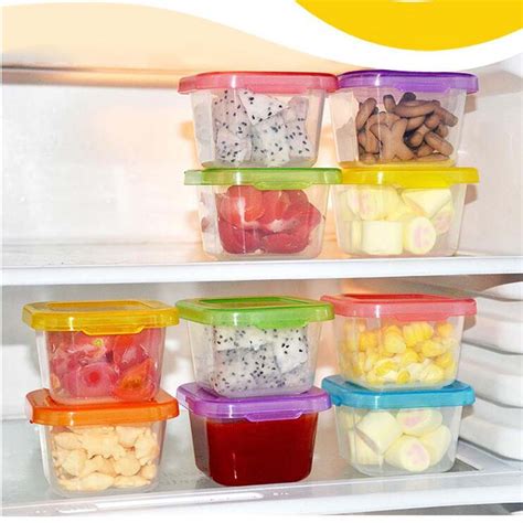 Get it now on amazon.com. 6Pcs 120ML/Pcs Safe Infant Baby Food Container with Tray ...