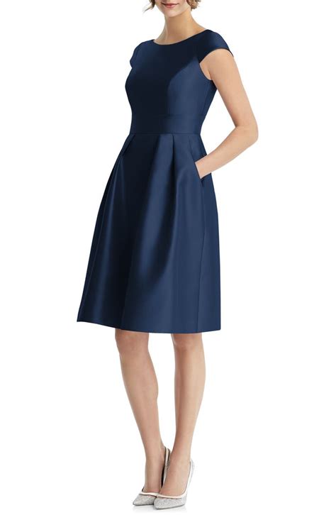 Alfred Sung Cap Sleeve Cocktail Dress Nordstrom
