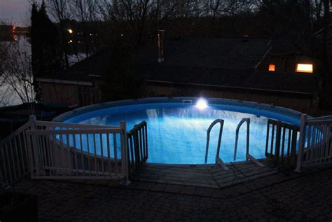 Above Ground Pool Light Solar Powered Wall Mounted White Led Light