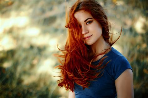 Cute Redhead Woman
