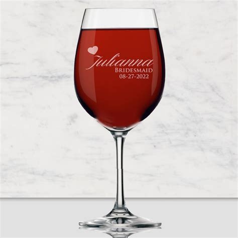 Personalized Wine Glasses Etched Wine Glasses Custom Wine Etsy