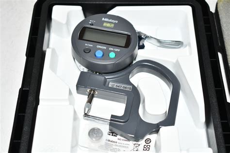 New Mitutoyo 547 561s Digimatic Thickness Gauge Ids Type Inchmetric