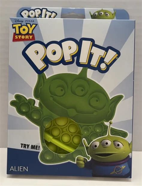 Disney Pixar Toy Story Pop It Never Ending Bubble Popping Game Alien