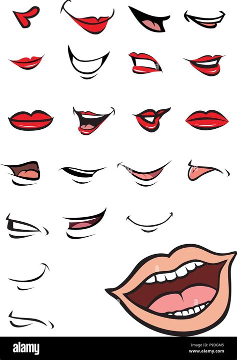 Cartoon Mouths Hi Res Stock Photography And Images Alamy