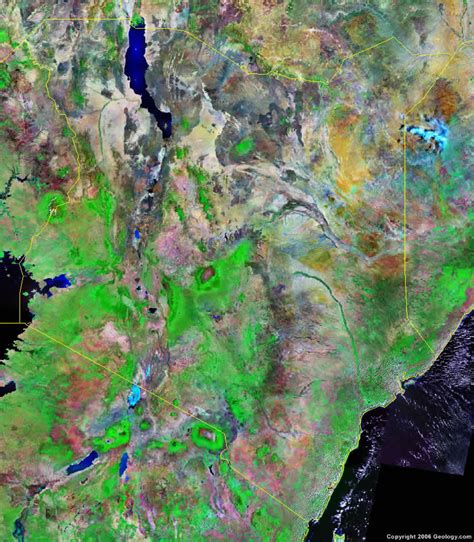 Additional sites where satellite imagery can be found include digitalglobe, usgs landsat and satellite imaging corporation. Kenya Map and Satellite Image