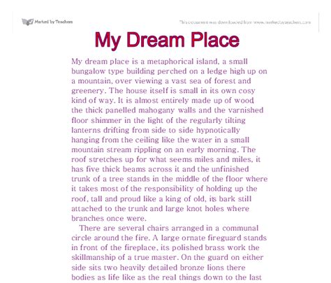 Essay My Dream Job Teacher My Dream Is To Become A Teacher
