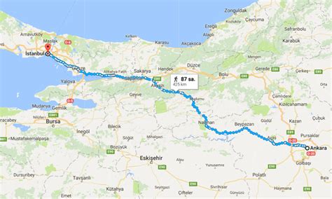 What is the distance between istanbul and ankara? Ankara İstanbul arası yürüyüşle kaç gün sürer kaç ...