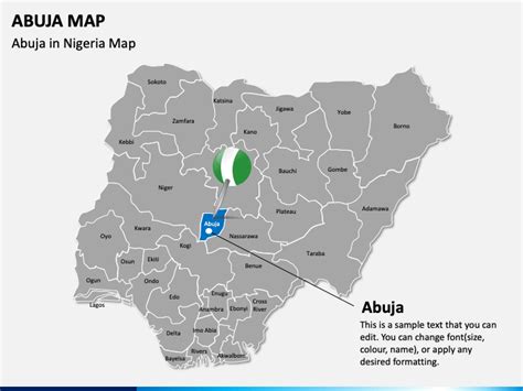 Abuja Map Powerpoint Template Ppt Slides