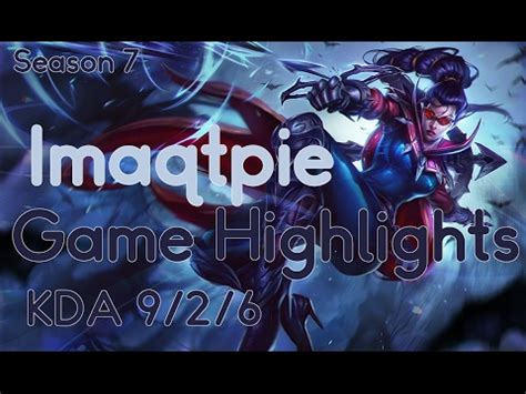 Imaqtpie Vayne Gameplay Highlight S7 YouTube