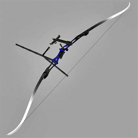 Archery has occasionally been used from the backs of other riding animals. 3d olympic recurved bow model