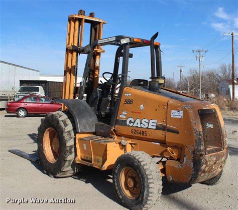 Case 580g Rough Terrain Forklift For Sale 7864 Hours Tulsa Ok