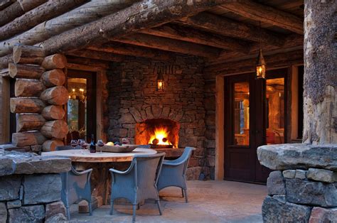 Mountain Chic Cabin Exudes Rustic Luxe Style In Big Sky Country