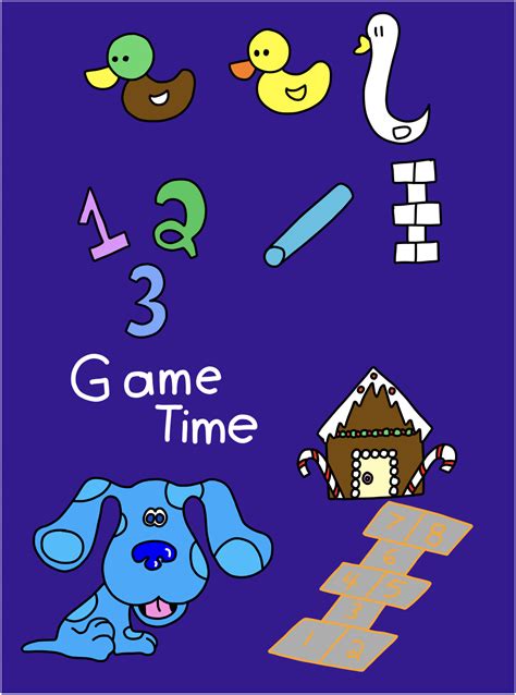 Blues Clues Game Time Vhs By Thomascarr0806 On Deviantart
