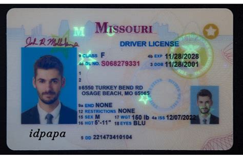 Scannable Missouri Fake Id Idpapa