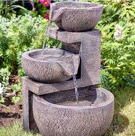 A solar fountain pump a handful or two of black mulch (totally optional) and here's how you make it: Solar Powered Genoa Cascade Water Feature