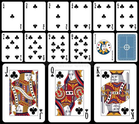 Clubs Playing Cards Clip Art