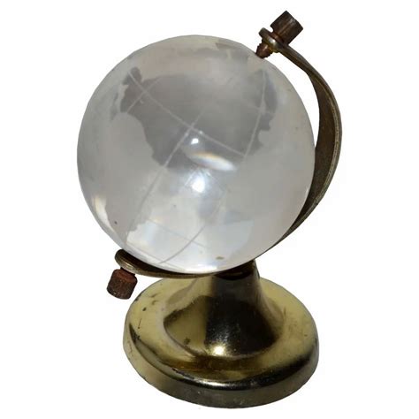 Small Glass Globe With Brass Stand At Rs 2500 Decorative Globe In Jaipur Id 3818536188