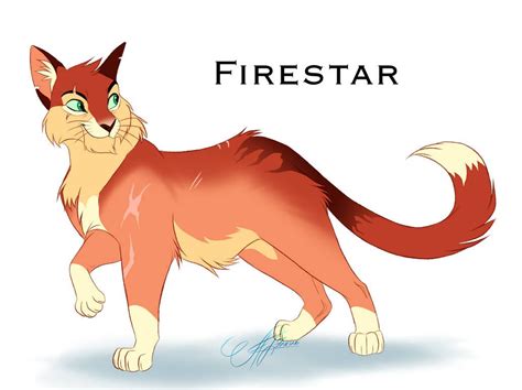 Firestar Design Warriors Cats By Angeldalet On Deviantart Warrior