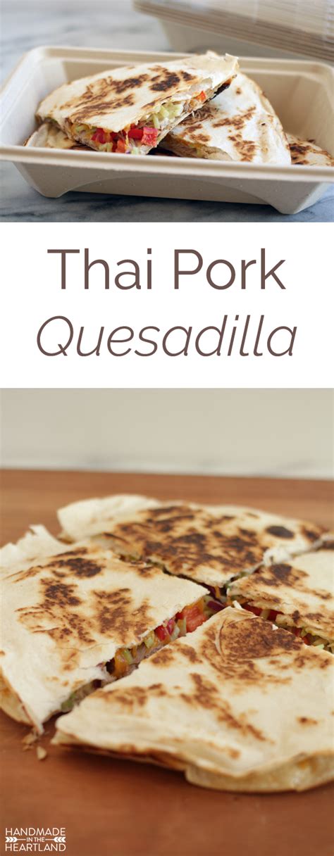 (i flipped them right away so sauce was on top and bottom.). Thai Pork Quesadillas | Leftover pork loin recipes, Pulled ...