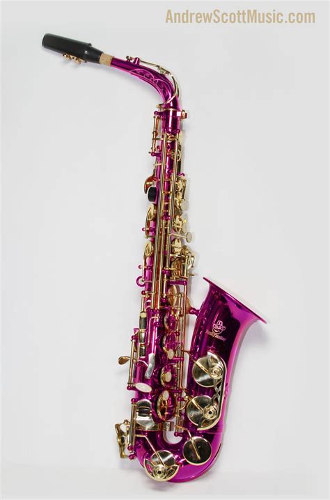 New Hot Pink Alto Saxophone In Case Masterpiece