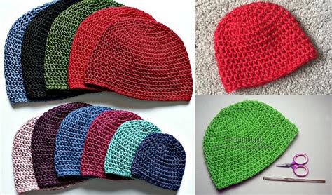 Simple As Half Double Crochet Beanie Free Patterns