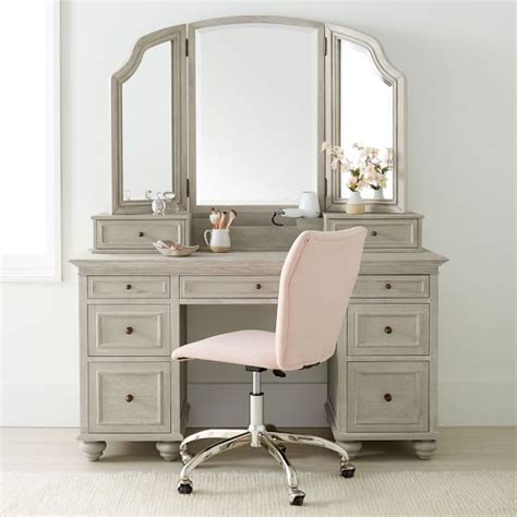 Chelsea Vanity Desk Super Set Pottery Barn Teen