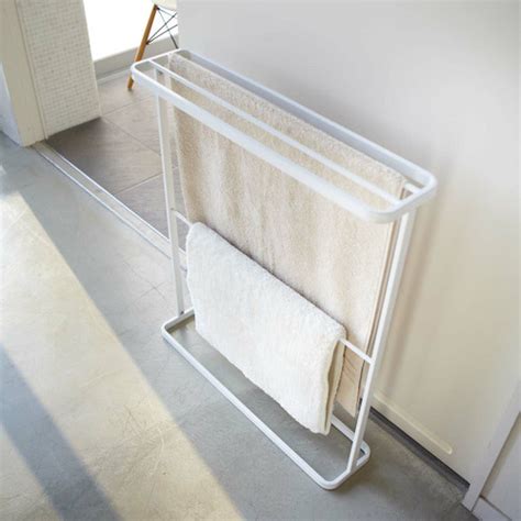 Get free shipping on qualified towel racks or buy online pick up in store today in the bath department. KestHome White Tosca Metal Bath Towel Rack & Reviews ...