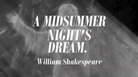 A Midsummer Nights Dream Analysis I Part 3 Women And Sexuality Youtube