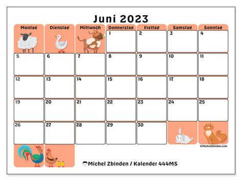 Kalender Juni 2023 Zum Ausdrucken “48ms” Michel Zbinden Lu