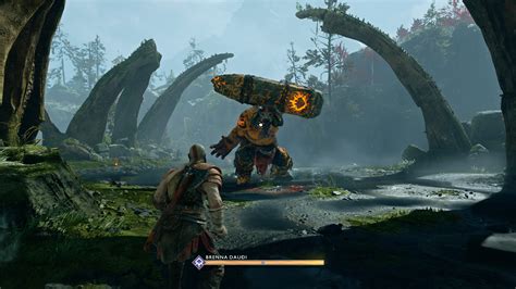 Boss Fight God Of War Interface In Game