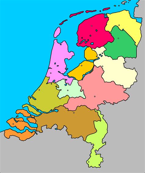Características generales mapas de pared Juegos de Geografía | Juego de Países Bajos - Provincias ...