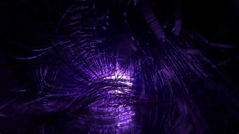 Threads Tangled Glow Purple Macro 4k Hd Wallpaper