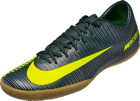 Nike Mercurial Cr7 Victory Vi Green Indoor Soccer Shoe