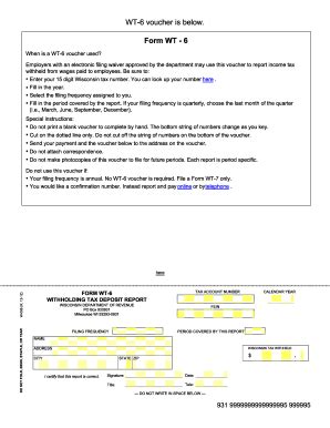 Effective july 2019, the irs will mail tax transcript requests only to your address of record. 2008 Form WI WT-6 Fill Online, Printable, Fillable, Blank ...